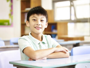 primary student sitting in the class | Tuition Centre SG