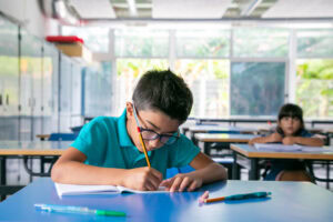 asian student having exams in school | Tuition Centre SG