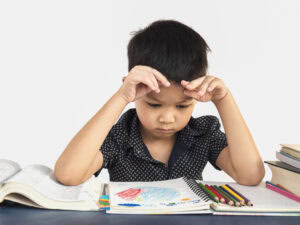 A young boy is anxious about upcoming exam | TCS