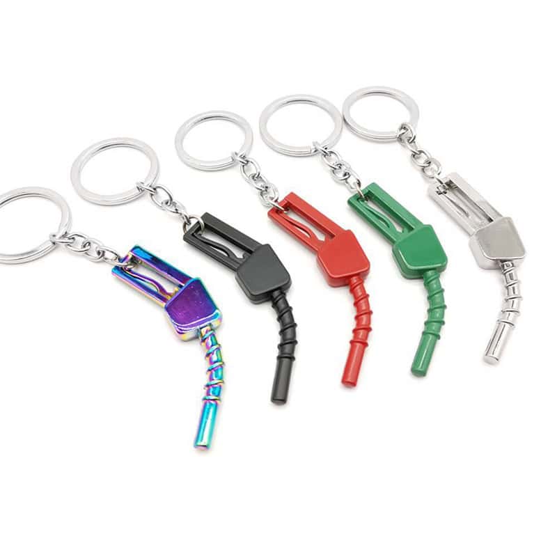 Custom Metal Oil Gun Keychain for Automotive Promotional Gifts