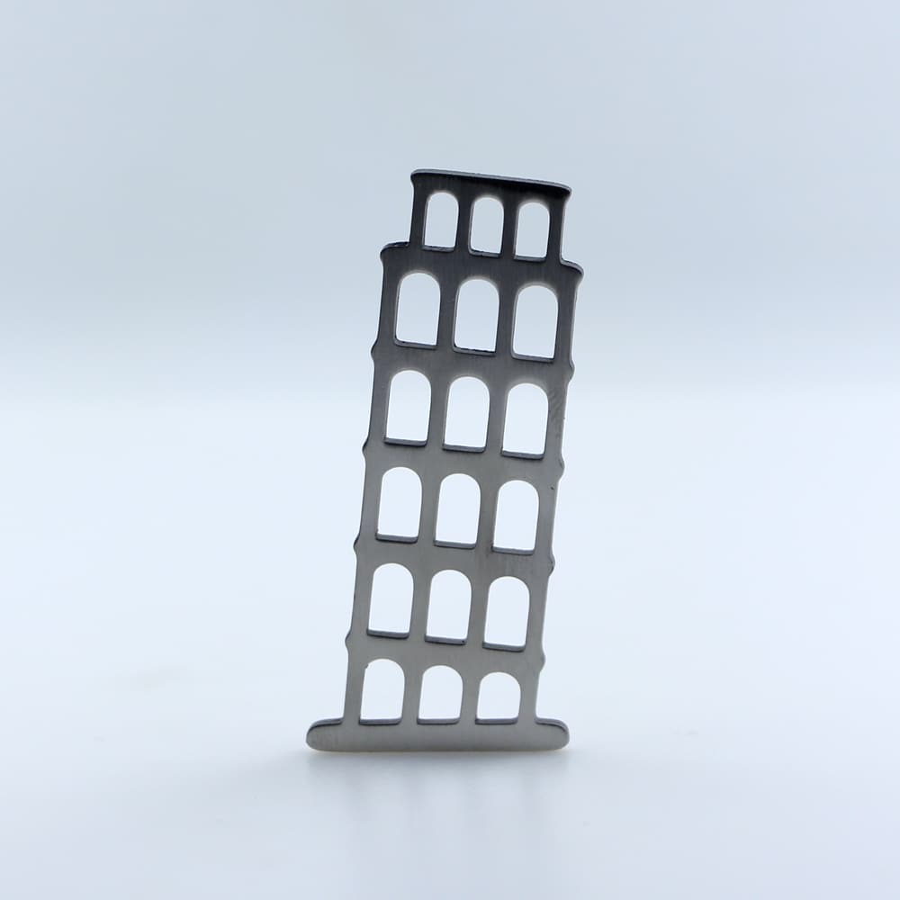 Metal Nespresso Capsule Shape Keychain.