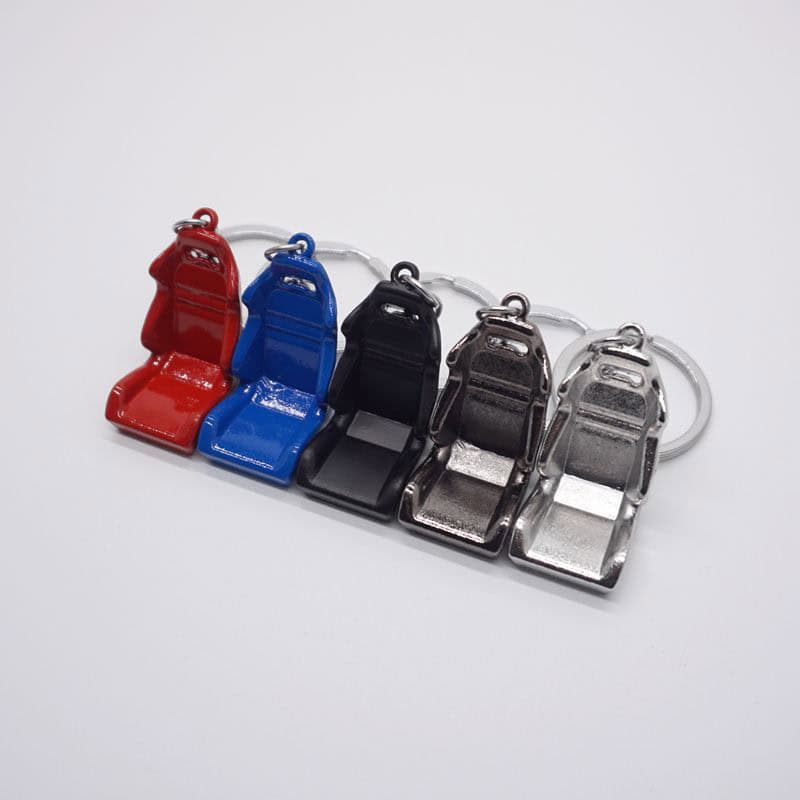 Racing Car Bucket Seat Keychain