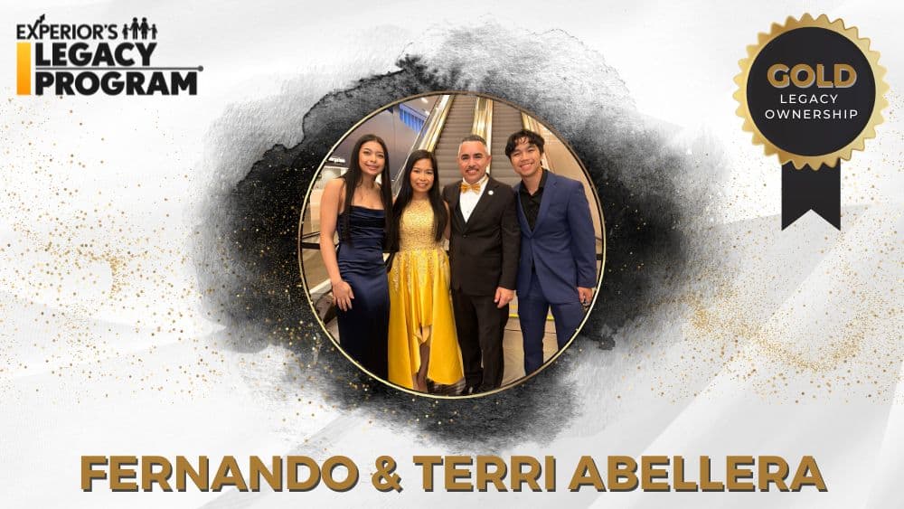 Fernando and Terri Abellera Gold Legacy Owners - August 2025