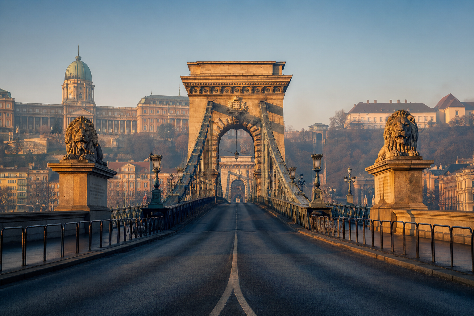 Budapest Chain Bridge, Buda Castle Tunnel – Travel Video
