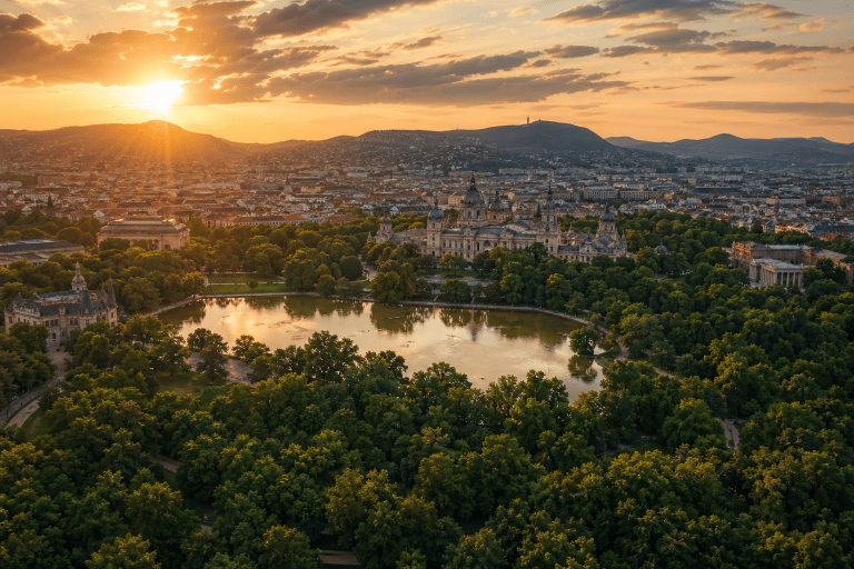 Elegancki prywatny transfer w dzielnicy Liget w Budapeszcie