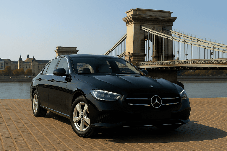 Business Car – Mercedes E-Class, VanBudapest airport transfer