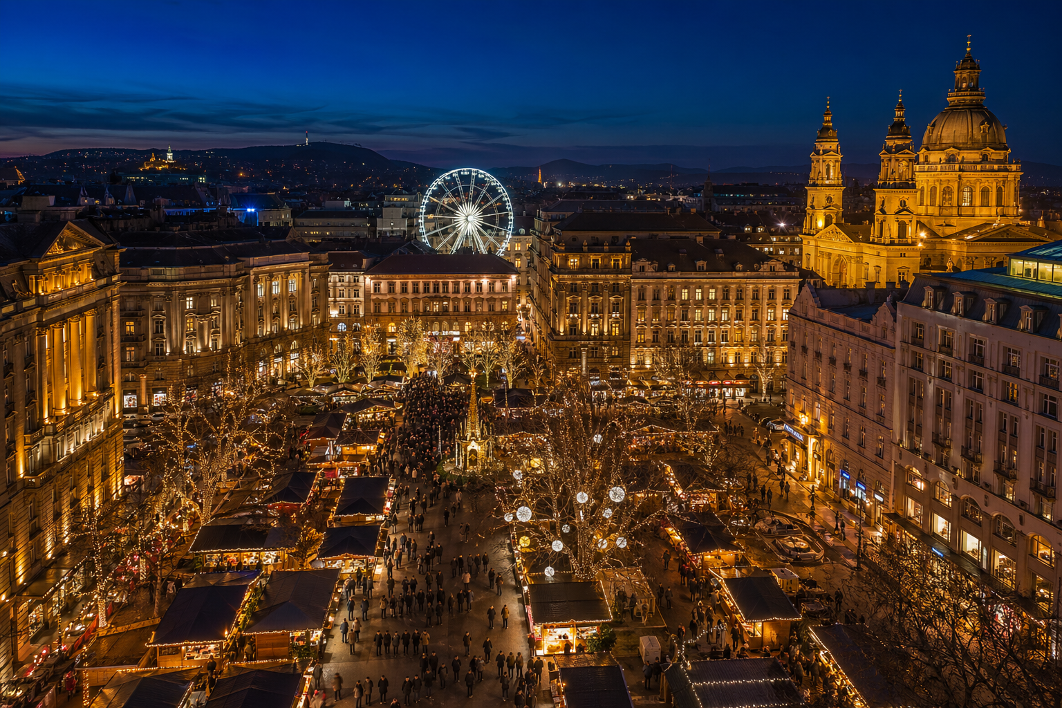 Budapest Christmas Market at Vörösmarty Square – VanBudapest.com