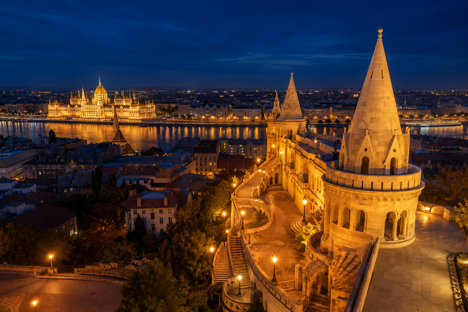 Bastión de los Pescadores Budapest Año Nuevo