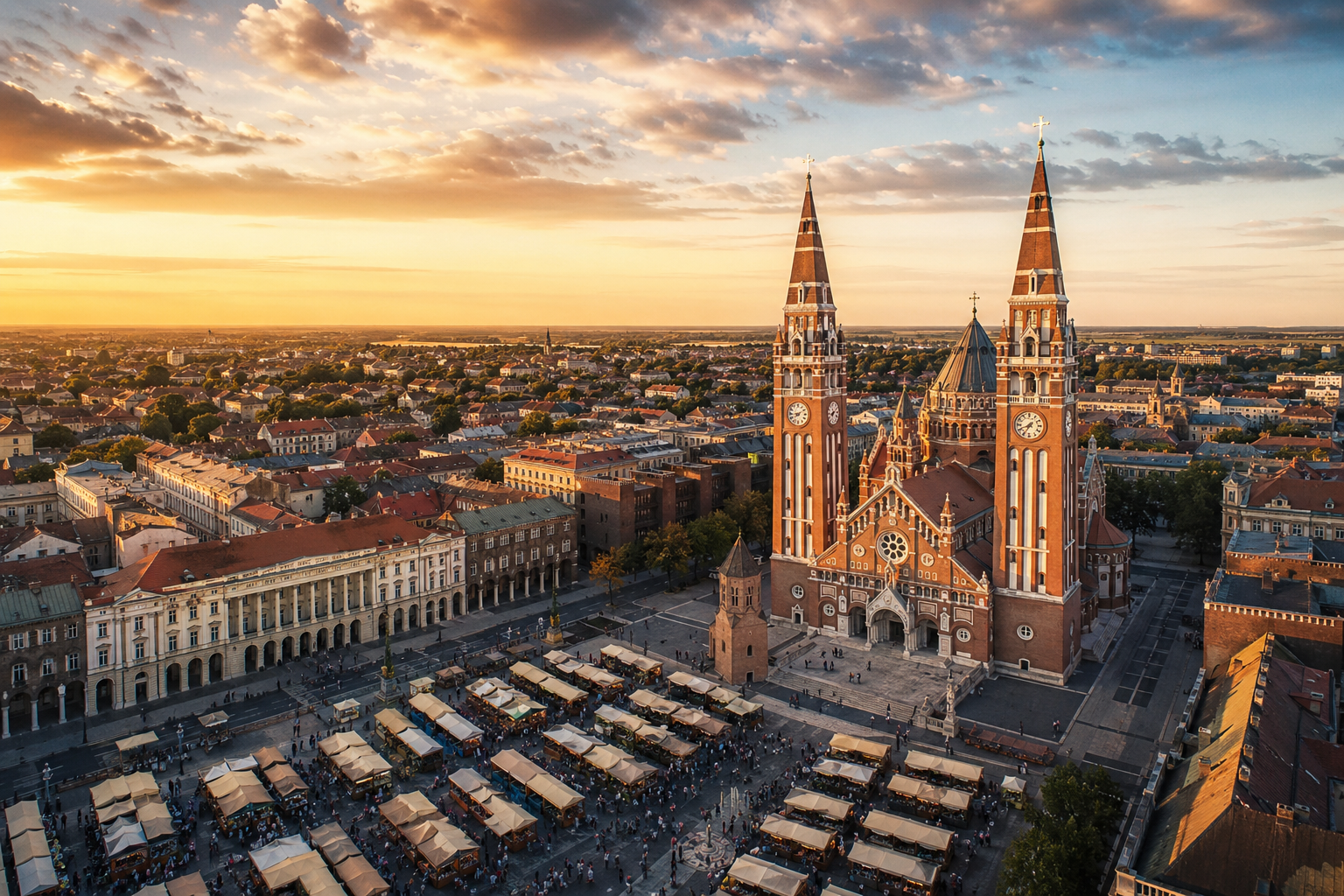 Christmas Market at Dóm Square in Szeged – VanBudapest.com
