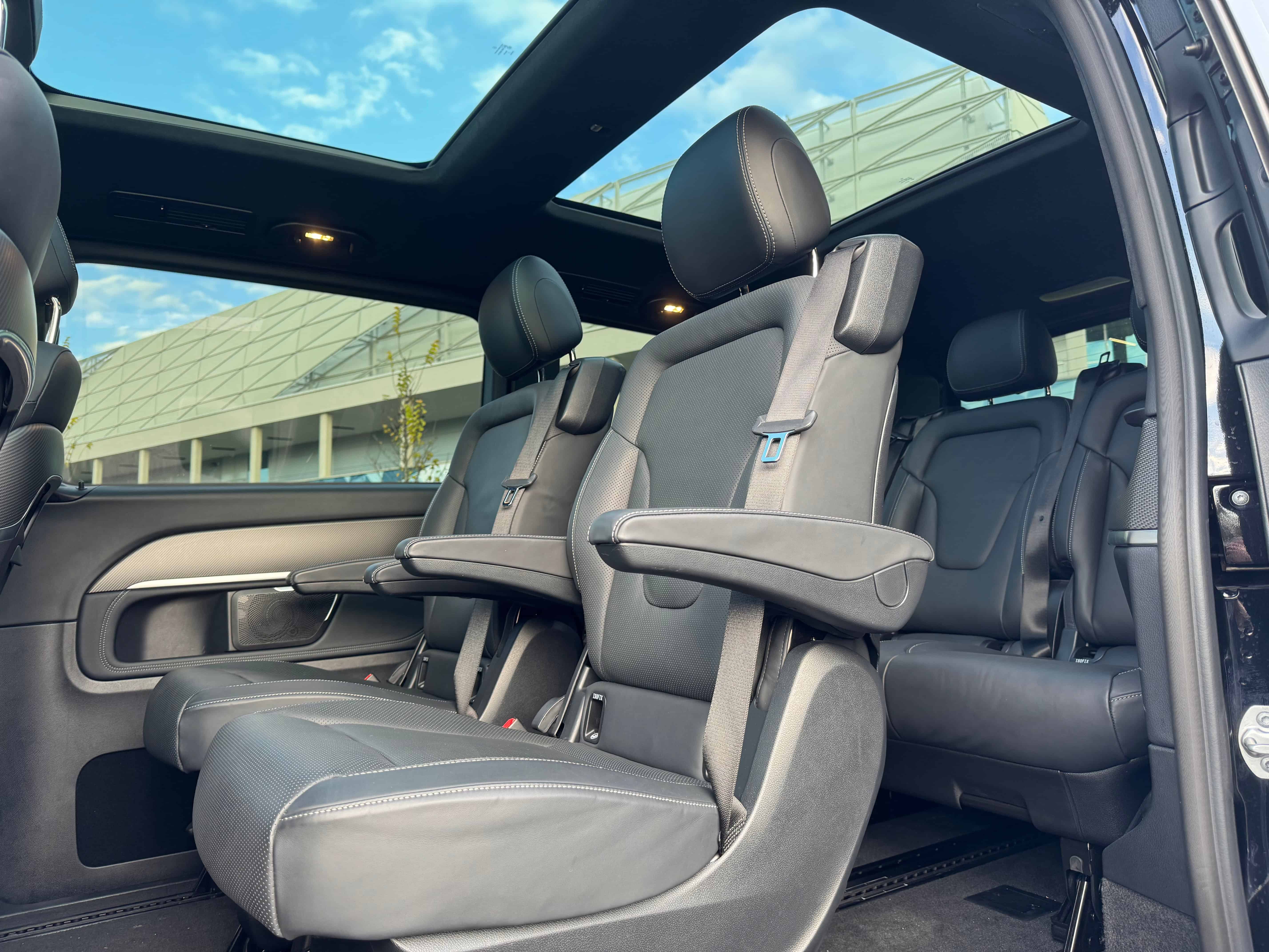 VIP chauffeur service Budapest private transfer interior