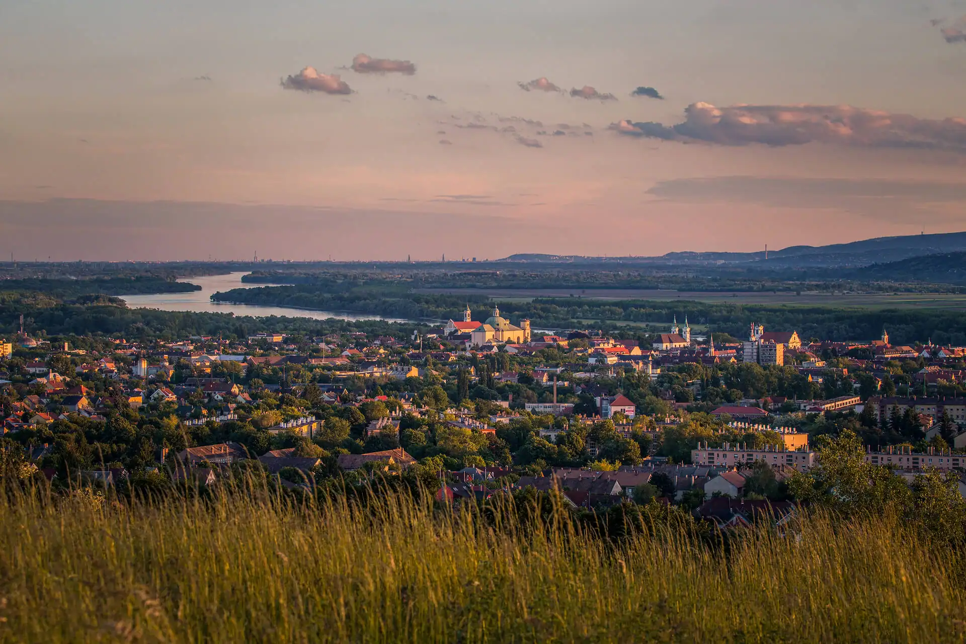 Danube Bend panorama for a private countryside day trip from Budapest, Hungary
