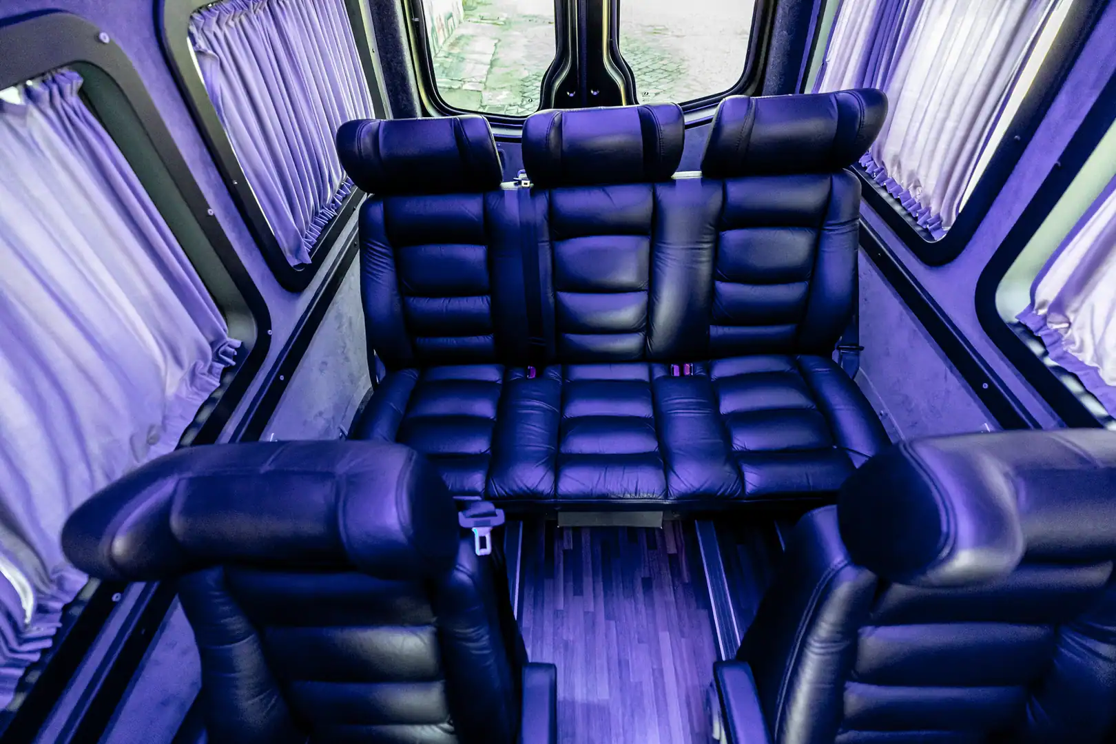Mercedes VIP Sprinter — conference-style seating arrangement