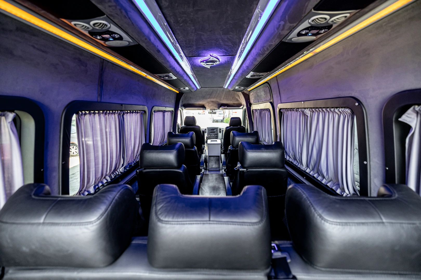 Mercedes VIP Sprinter — premium passenger seating