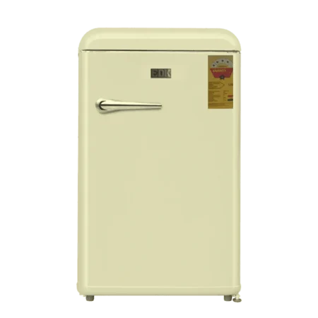 EDK 118L 4-Star Retro Compact Rounded Corner Premium Mini Refrigerator [BC-135VX]