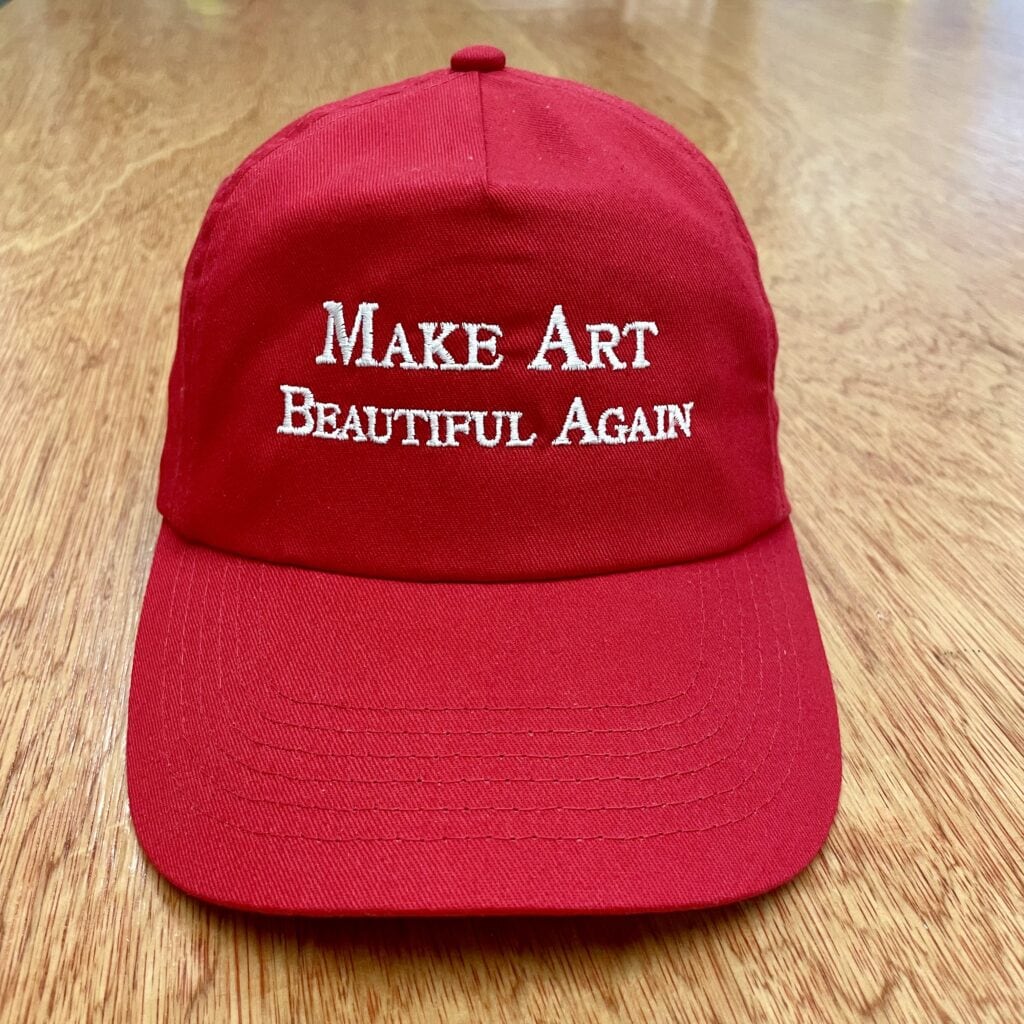 Make Art Beautiful Again - red hat