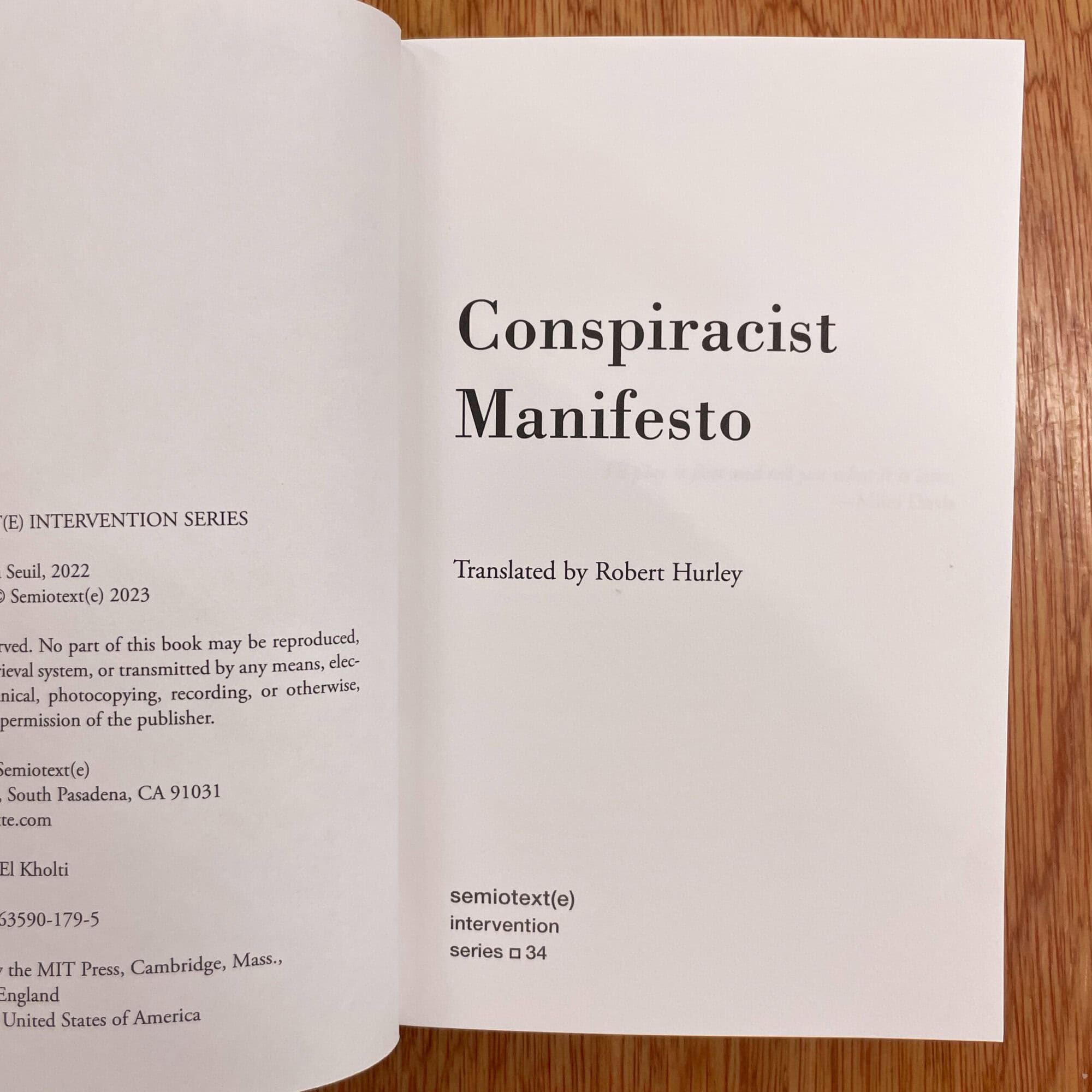 Conspiracist Manifesto - Image 2