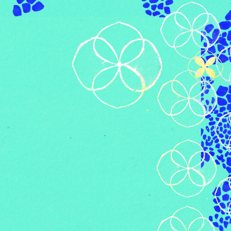 Blue Floral Wallpaper