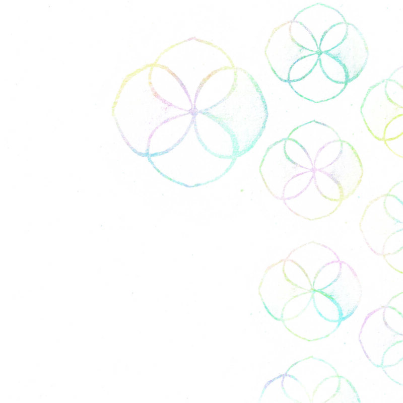 Modern Pastel Floral Wallpaper