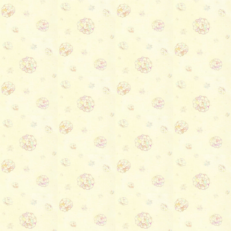 Traditional Yellow Floral Wallpaper