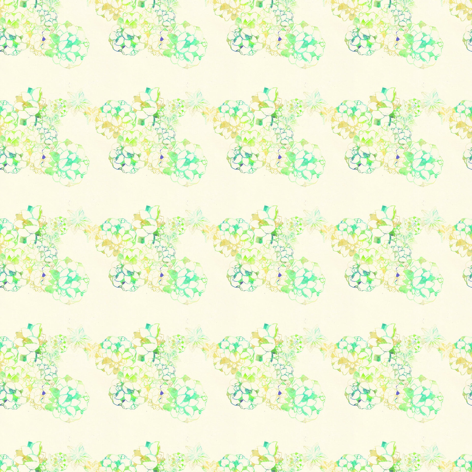 Modern Floral Wallpaper