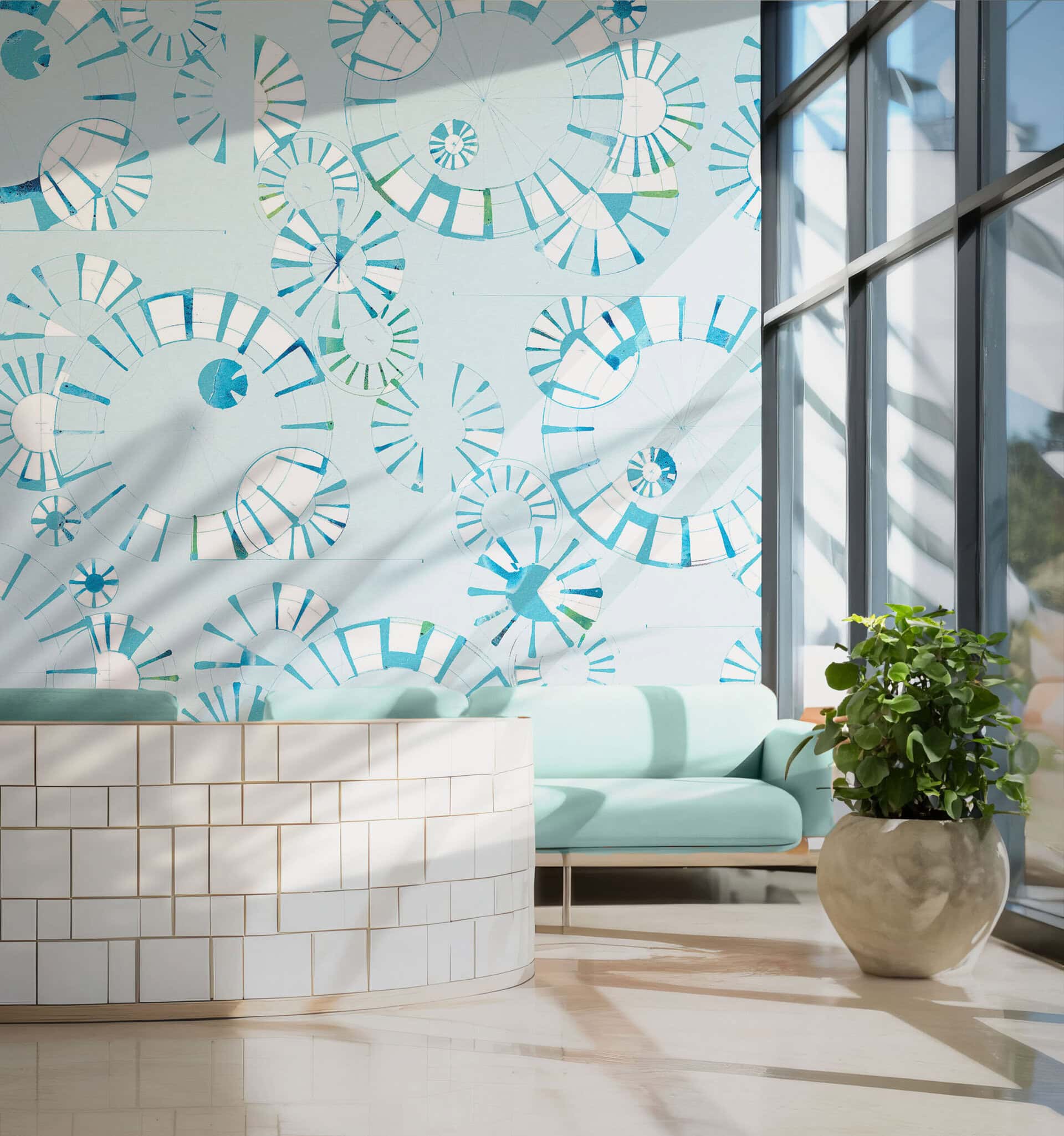 Blue Coastal Wallpaper - Image 2