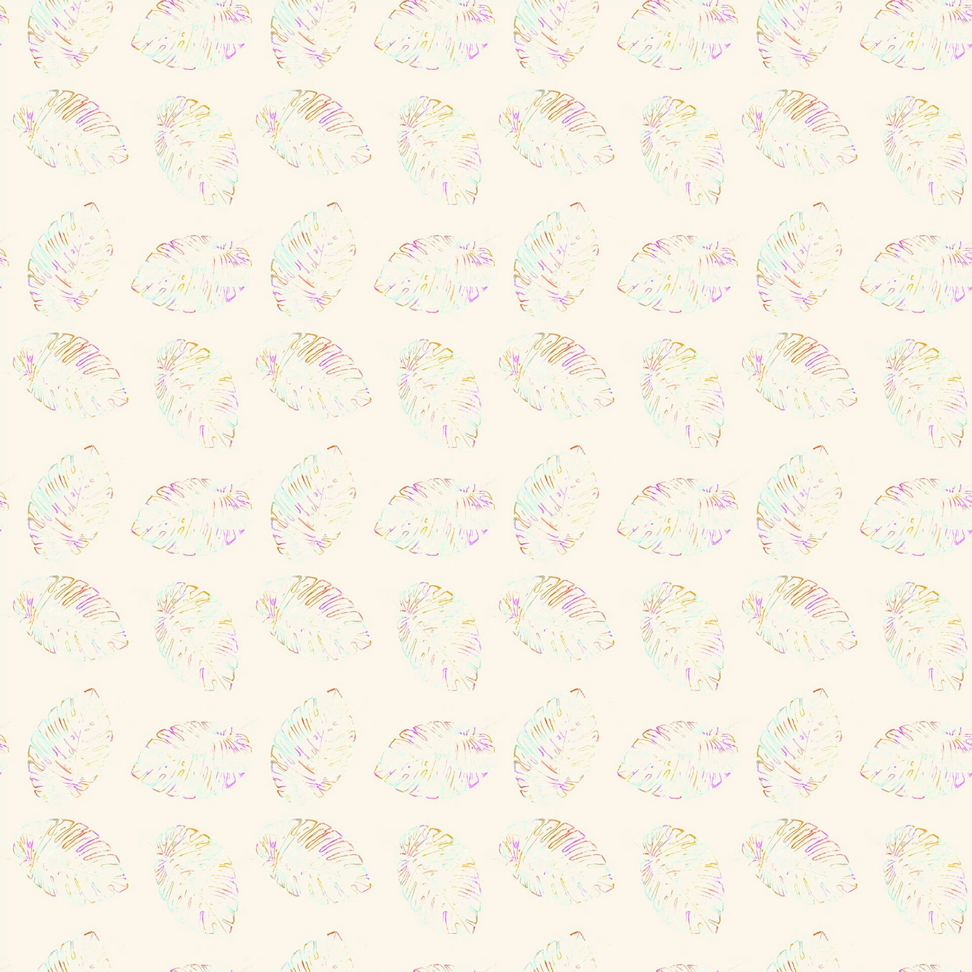 Leaf Motif Wallpaper