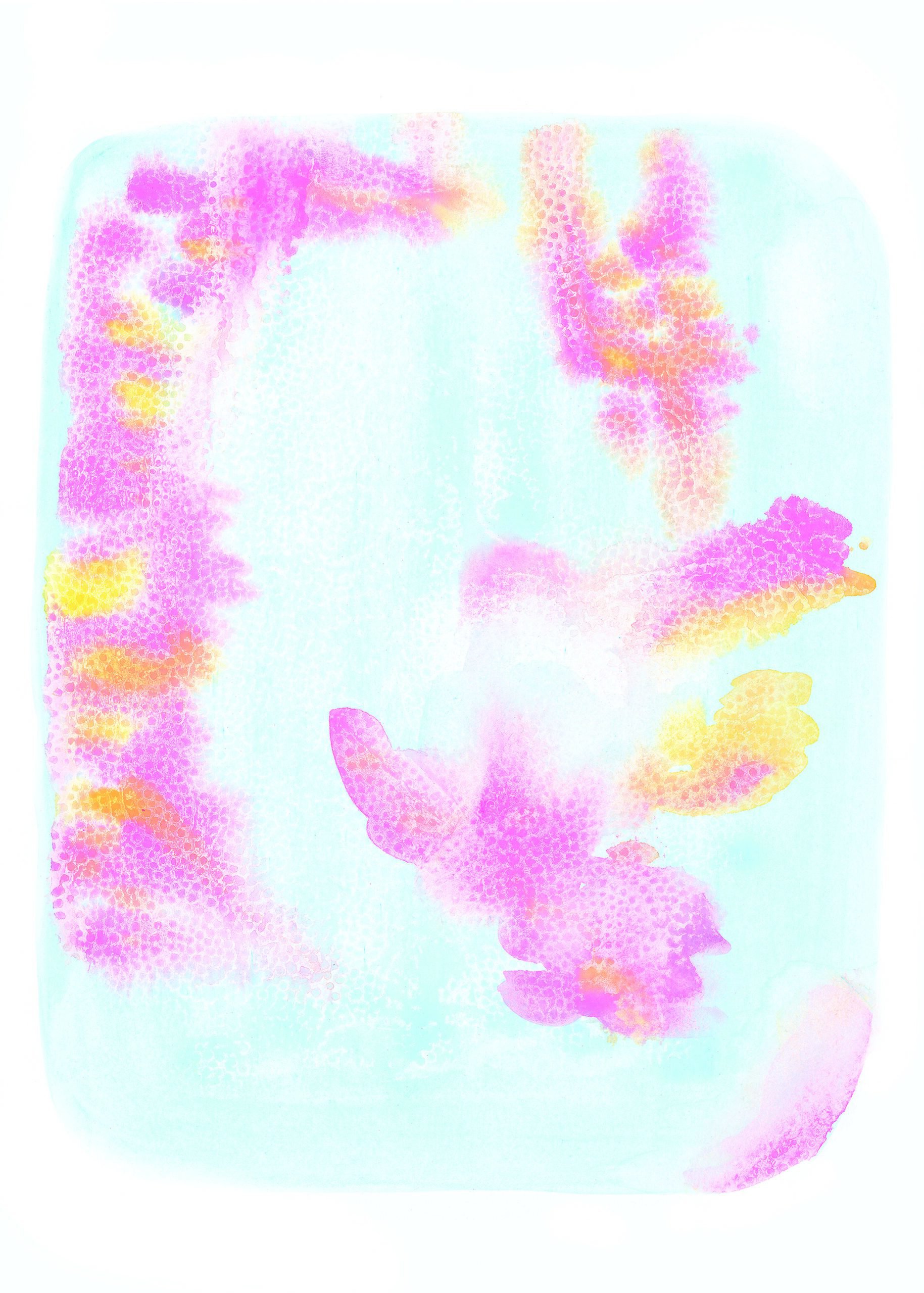 Pink Floral Art Print