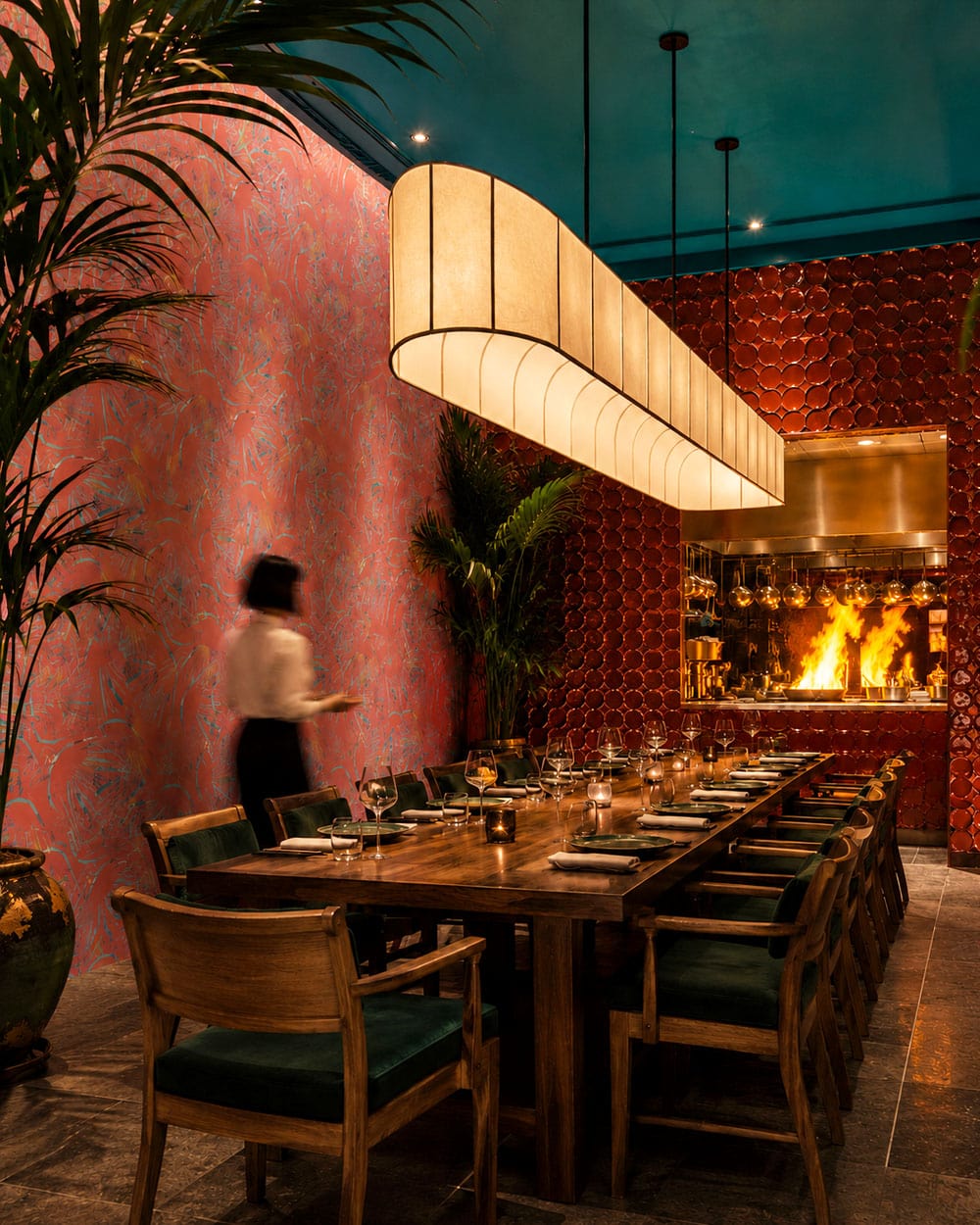 interior design for an exotic restaurant design