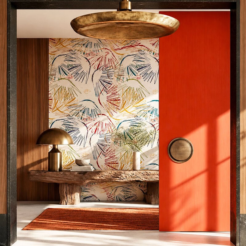 Palm Wallpaper for  entryway