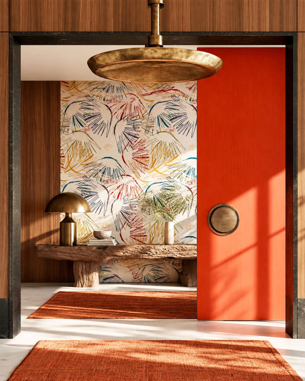 Palm Wallpaper for  entryway