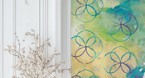 Modern wallcoverings for Parisian style interior