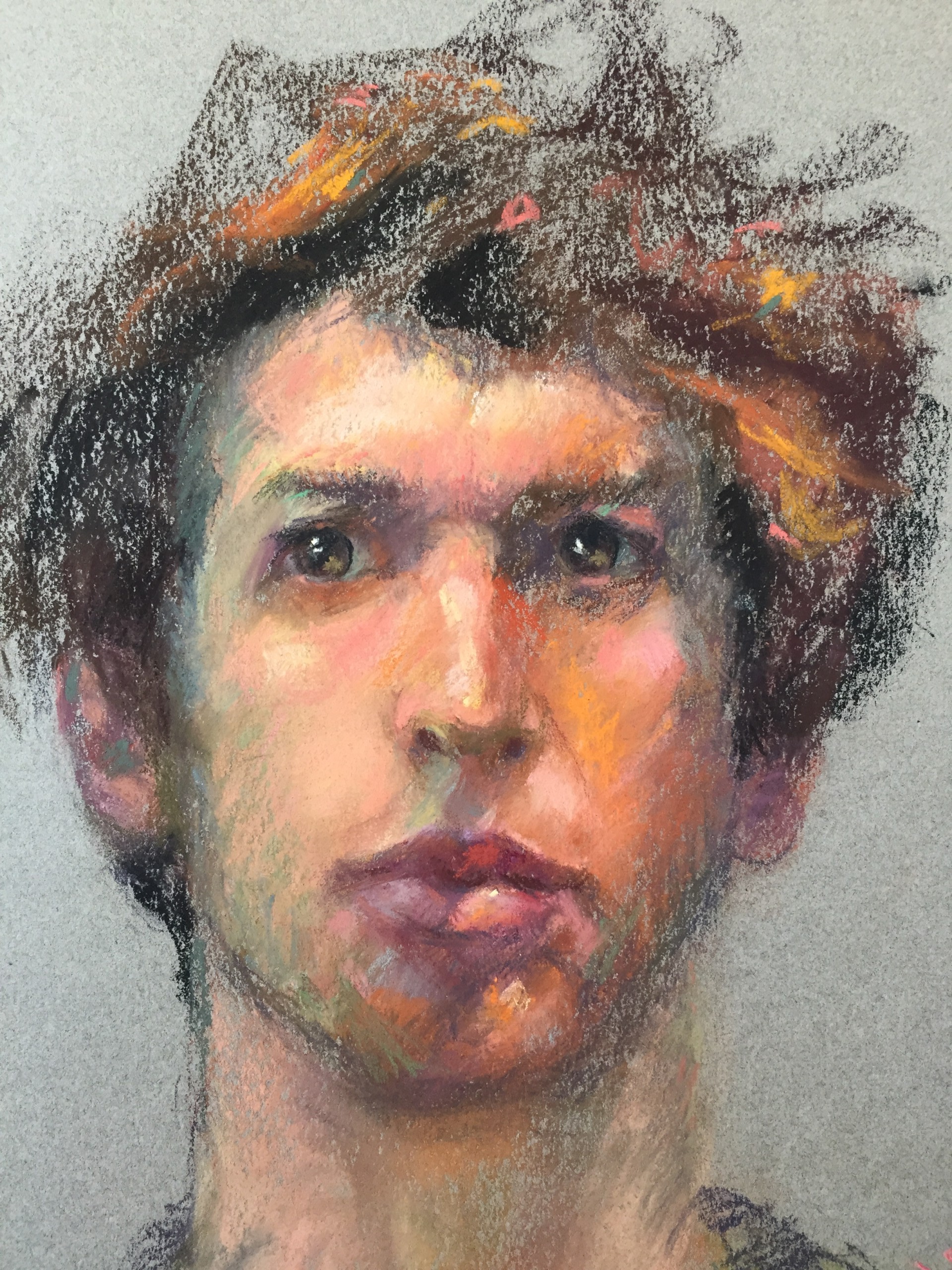 Sharon Martin pastel painting | Portrait of Troy