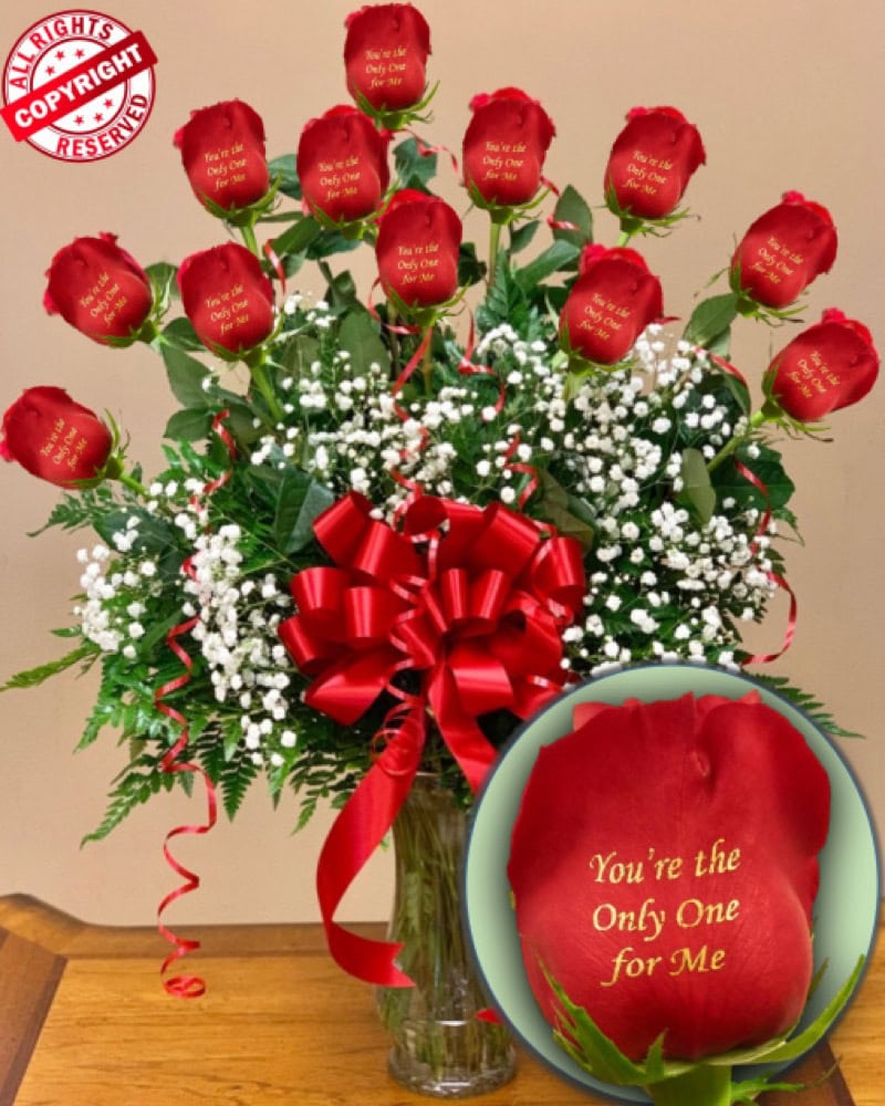you're the only one for me roses