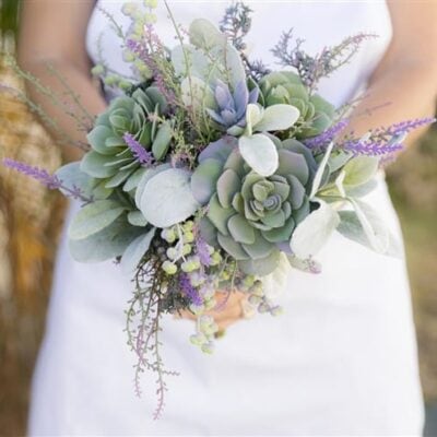 succulent bridal bouquet las vegas florist