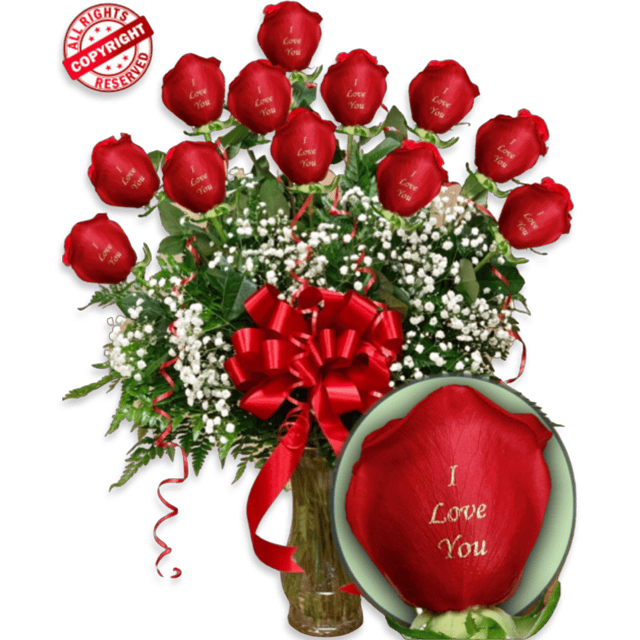 "I love You" Speaking Roses