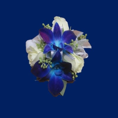 royal blue corsage 1