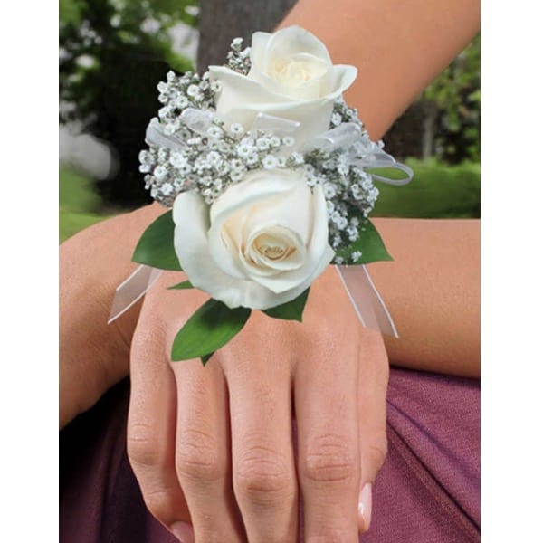 white wrist corsage las vegas