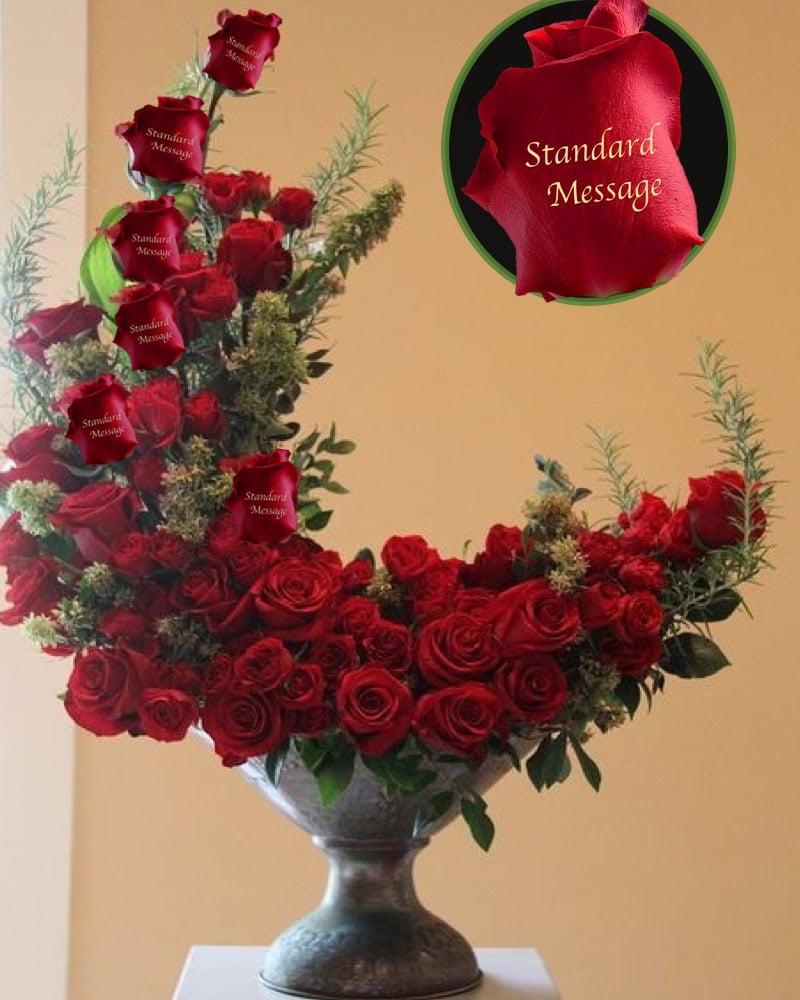 crescendo red roses las vegas
