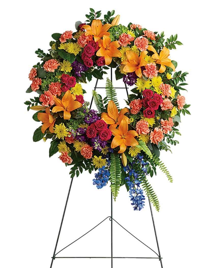 colorfull wreath