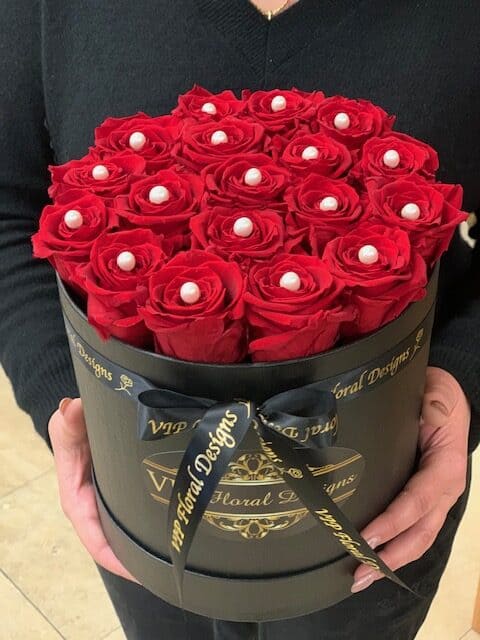 "Amore" Preserved Red Rose