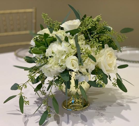 White Flowers Centerpiece Las Vegas NV