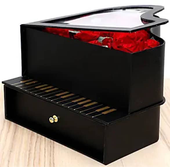 Piano Flower Box and Chocolate - Image 3