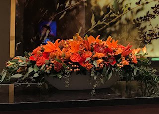 Autumn Beauty GRANDE it's a large flower arrangement for hotels or special events in las vegas nevada.