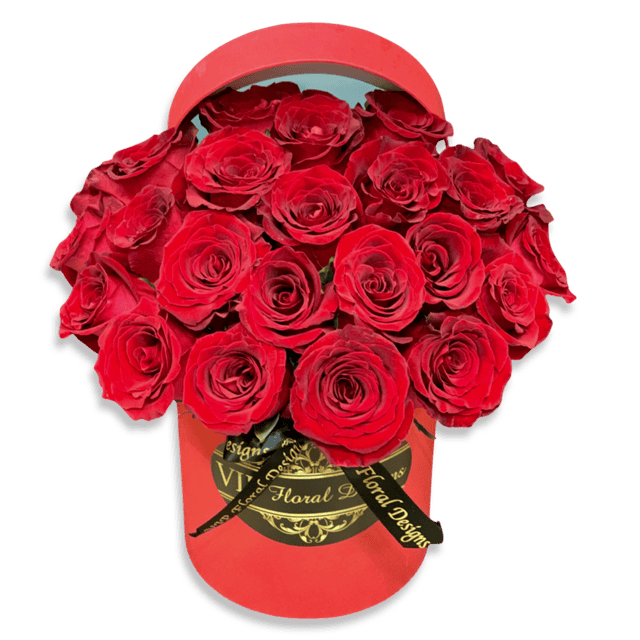 24 roses in a flower box for same day delivery in las vegas nevada