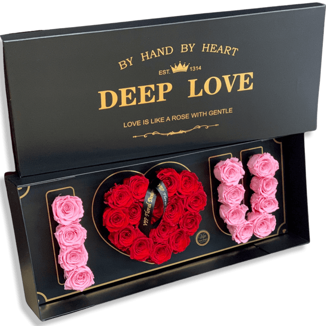 24-26 long-lasting pink and red roses