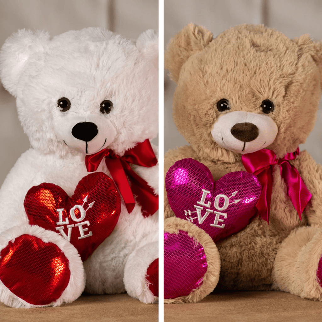 Snuggle Heart Teddy Bear 21"