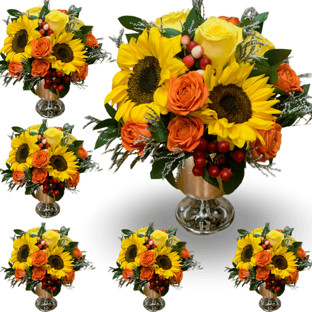 Sunshine Elegance Centerpiece Collection