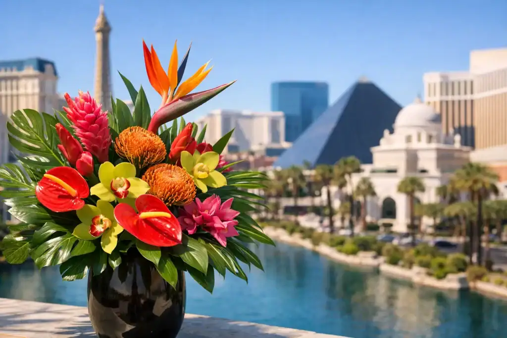 Tropical Flower Arrangements in Las Vegas