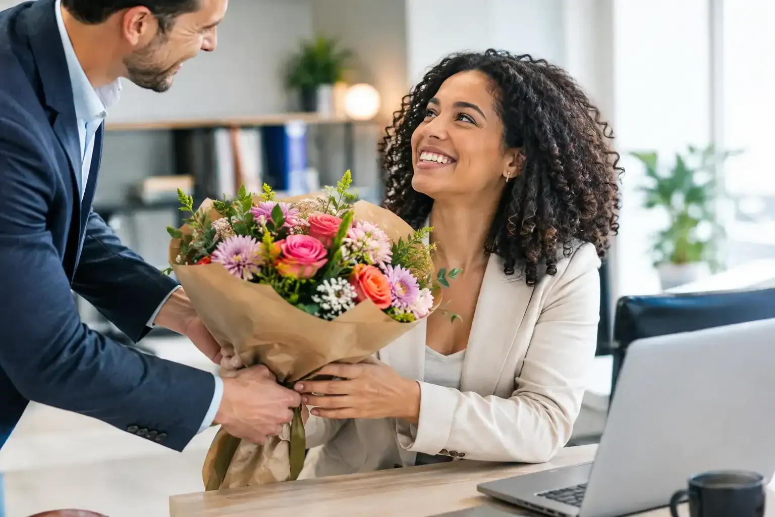 Coworker Flowers That Get the Tone Right