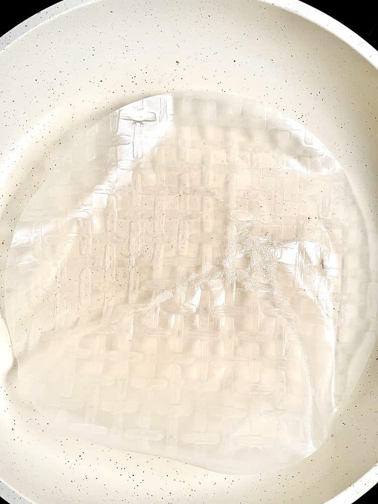 Distorted rice paper